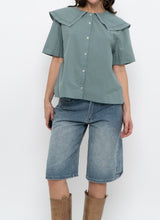Load image into Gallery viewer, Modern x KEITTO Teal Cotton Collared Buttonup (S-L)