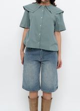 Load image into Gallery viewer, Modern x KEITTO Teal Cotton Collared Buttonup (S-L)