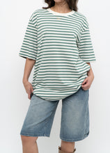 Load image into Gallery viewer, UNIQLO x Green, White Striped Cotton Tee (XS-L)