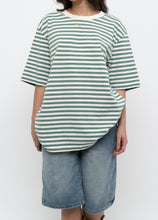 Load image into Gallery viewer, UNIQLO x Green, White Striped Cotton Tee (XS-L)