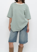 Load image into Gallery viewer, UNIQLO x Green, White Striped Cotton Tee (XS-L)