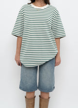 Load image into Gallery viewer, UNIQLO x Green, White Striped Cotton Tee (XS-L)