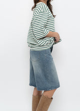 Load image into Gallery viewer, UNIQLO x Green, White Striped Cotton Tee (XS-L)