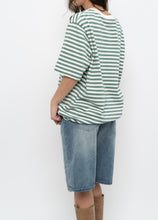 Load image into Gallery viewer, UNIQLO x Green, White Striped Cotton Tee (XS-L)