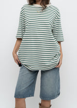 Load image into Gallery viewer, UNIQLO x Green, White Striped Cotton Tee (XS-L)