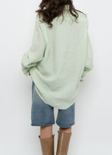 Load image into Gallery viewer, Vintage x BANANA REPUBLIC Pale Green Linen Oversized Blouse (S-XL)