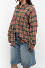 Load image into Gallery viewer, Vintage x Made in India x  TIMBERLAND Red Plaid Cotton Flannel (XS-M)