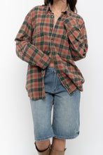 Load image into Gallery viewer, Vintage x Made in India x  TIMBERLAND Red Plaid Cotton Flannel (XS-M)