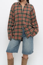 Load image into Gallery viewer, Vintage x Made in India x  TIMBERLAND Red Plaid Cotton Flannel (XS-M)