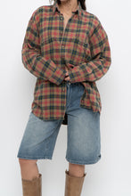 Load image into Gallery viewer, Vintage x Made in India x  TIMBERLAND Red Plaid Cotton Flannel (XS-M)