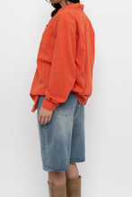 Load image into Gallery viewer, Vintage x EMMA JAMES Orange Linen Oversized Buttonup (XS-M)