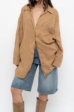 Load image into Gallery viewer, Vintage x BAILEY Camel Linen Oversized Top (S-XL)