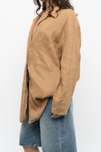 Load image into Gallery viewer, Vintage x BAILEY Camel Linen Oversized Top (S-XL)