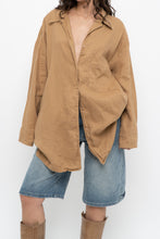 Load image into Gallery viewer, Vintage x BAILEY Camel Linen Oversized Top (S-XL)