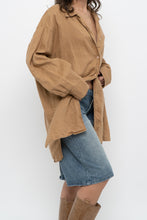 Load image into Gallery viewer, Vintage x BAILEY Camel Linen Oversized Top (S-XL)