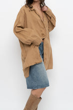 Load image into Gallery viewer, Vintage x BAILEY Camel Linen Oversized Top (S-XL)