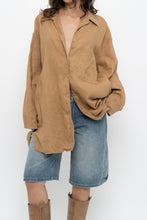 Load image into Gallery viewer, Vintage x BAILEY Camel Linen Oversized Top (S-XL)