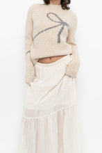 Load image into Gallery viewer, PALOMA WOOL x Beige Bow Wool-blend Sweater (XS, S)