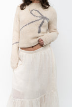 Load image into Gallery viewer, PALOMA WOOL x Beige Bow Wool-blend Sweater (XS, S)