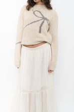 Load image into Gallery viewer, PALOMA WOOL x Beige Bow Wool-blend Sweater (XS, S)