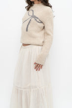 Load image into Gallery viewer, PALOMA WOOL x Beige Bow Wool-blend Sweater (XS, S)