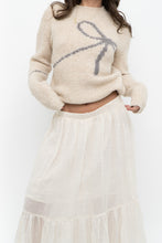 Load image into Gallery viewer, PALOMA WOOL x Beige Bow Wool-blend Sweater (XS, S)