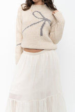 Load image into Gallery viewer, PALOMA WOOL x Beige Bow Wool-blend Sweater (XS, S)