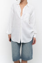 Load image into Gallery viewer, Vintage x Made in Ukraine x White Linen Buttonup (XS-M)