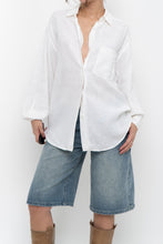 Load image into Gallery viewer, Vintage x Made in Ukraine x White Linen Buttonup (XS-M)
