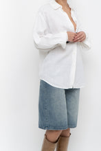 Load image into Gallery viewer, Vintage x Made in Ukraine x White Linen Buttonup (XS-M)