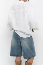 Load image into Gallery viewer, Vintage x Made in Ukraine x White Linen Buttonup (XS-M)