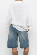 Load image into Gallery viewer, Vintage x Made in Ukraine x White Linen Buttonup (XS-M)