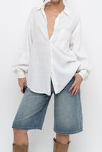 Load image into Gallery viewer, Vintage x Made in Ukraine x White Linen Buttonup (XS-M)