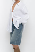 Load image into Gallery viewer, 4OUR DREAMERS x White Cotton Textured Oversized Buttonup (XS-XL)