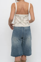 Load image into Gallery viewer, ZARA x Deadstock Beige Floral Embroidered Cotton Tank (S)