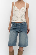Load image into Gallery viewer, ZARA x Deadstock Beige Floral Embroidered Cotton Tank (S)
