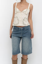 Load image into Gallery viewer, ZARA x Deadstock Beige Floral Embroidered Cotton Tank (S)