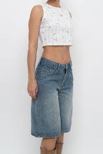 Load image into Gallery viewer, Modern x White, Yellow Floral Pointelle Crop (XS, S)