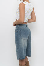 Load image into Gallery viewer, Modern x White, Yellow Floral Pointelle Crop (XS, S)