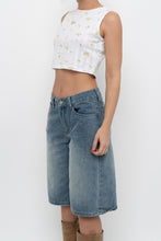 Load image into Gallery viewer, Modern x White, Yellow Floral Pointelle Crop (XS, S)