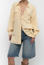 Load image into Gallery viewer, Vintage x EATONS Butter Yellow Silk Blouse (S, M)