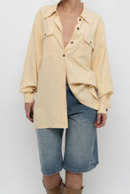 Load image into Gallery viewer, Vintage x EATONS Butter Yellow Silk Blouse (S, M)