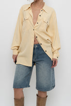Load image into Gallery viewer, Vintage x EATONS Butter Yellow Silk Blouse (S, M)