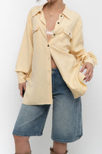 Load image into Gallery viewer, Vintage x EATONS Butter Yellow Silk Blouse (S, M)