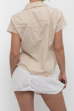 Load image into Gallery viewer, Vintage x Made in India x Beige Cotton Embroidered Buttonup (M, L)