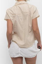 Load image into Gallery viewer, Vintage x Made in India x Beige Cotton Embroidered Buttonup (M, L)