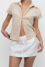 Load image into Gallery viewer, Vintage x Made in India x Beige Cotton Embroidered Buttonup (M, L)
