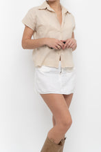 Load image into Gallery viewer, Vintage x Made in India x Beige Cotton Embroidered Buttonup (M, L)