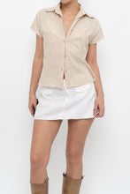 Load image into Gallery viewer, Vintage x Made in India x Beige Cotton Embroidered Buttonup (M, L)