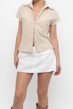 Load image into Gallery viewer, Vintage x Made in India x Beige Cotton Embroidered Buttonup (M, L)